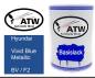 Preview: Hyundai, Vivid Blue Metallic, BV / F2: 500ml Lackdose, von ATW Autoteile West.